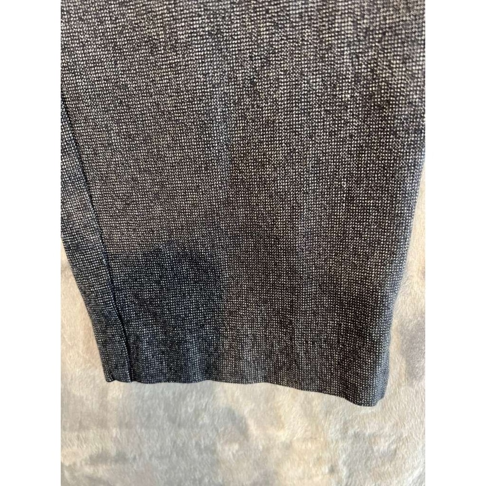 LOFT Curvy Skinny Womens Size 12 Charcoal Gray Heathered Stretch Ankle Pants - Picture 9 of 11